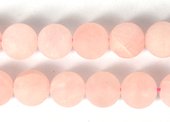 Rose Quartz Matt round 14mm EACH bead-rose quartz-Beadthemup