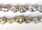 Fresh Water Pearl Baroque Pink 22mm PLUS EACH Pearl-f.w.pearls up to $100-Beadthemup