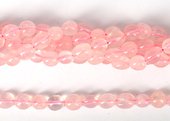 Rose Quartz polished nugget 8x10mm strand approx 40 beads-beads incl pearls-Beadthemup