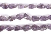 Amethyst polished nugget 20x16mm strand approx 20 beads-beads incl pearls-Beadthemup