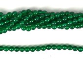 Agate Dyed Green Polished Round 6mm strand 64 Beads-beads incl pearls-Beadthemup