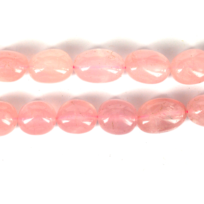 Rose Quartz Polished Nugget 23x19mm strand 18 beads