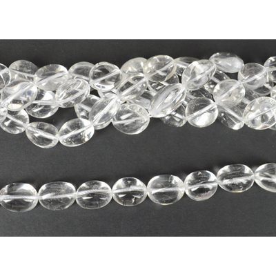 Clear quartz Polished Nugget 20x16mm strand 21 beads