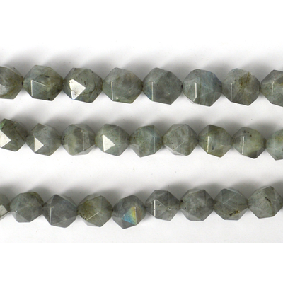 Labradorite Facted round 12mm strand 33 beads