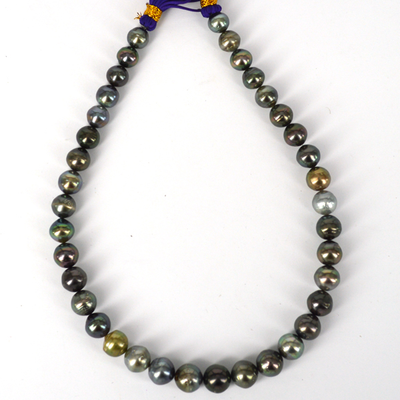 Tahitian Pearl Baroque 10-12.4mm Strand 37 beads