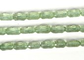 Amethyst Green Laser cut tube approx 10x6mm EACH bead-beads incl pearls-Beadthemup