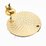 Gold Plate surgical Steel Stud 15mm 2 pack