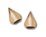 14k Gold filled extra large flattened cone 25x18mm EACH
