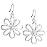 Salera Silver Daisy Earrings-jewellery-Beadthemup