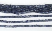 Iolite Fac.Rondel 2.5x 1.8mm str app 260 beads-beads incl pearls-Beadthemup