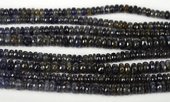 Iolite Fac.Rondel  beads 1/2 strand length-beads incl pearls-Beadthemup