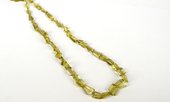Olive Quartz Fac.Nugget app 7x12mm str 40 beads-beads incl pearls-Beadthemup