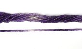 Amethyst Shaded Fac.Rondel 3x2mm str 150 beads-beads incl pearls-Beadthemup