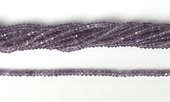 Amethyst Fac.Rondel app 3x2mm str 140 beads-beads incl pearls-Beadthemup