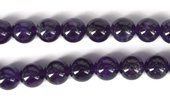 Amethyst Pol.Round 14mm str 28 beads-beads incl pearls-Beadthemup