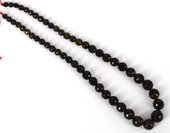 Tourmaline Black/Dark Fac.Round Grad 5-12mm str 52 beads-beads incl pearls-Beadthemup