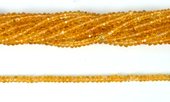 Citrine Fac.Rondel 3.5x2mm str 160 beads-beads incl pearls-Beadthemup