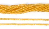 Citrine Fac.Rondel 3x2mm str 200 beads-beads incl pearls-Beadthemup