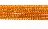 Citrine Fac.Rondel 4x3mm str 150 beads-beads incl pearls-Beadthemup