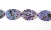 Agate Slice dyed Purple app 55x40mm EACH BEAD-beads incl pearls-Beadthemup