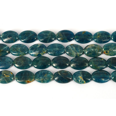 Apatite Pol.Oval 18x13mm str 22 beads