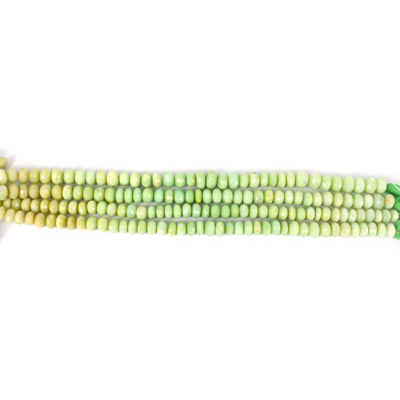 Chrysophase Fac.Rondel 9x5mm 1/2 strand str 40 beads