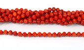 Coral Red Lantern 6mm str 63 beads-beads incl pearls-Beadthemup