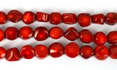 Coral Red Nugget 16mm str 24 beads-beads incl pearls-Beadthemup