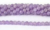 Lavender Amethyst Pol.Round 8mm str 45 beads-beads incl pearls-Beadthemup