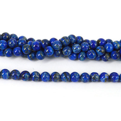Lapis Natural pol.Round 10mm str 39 beads