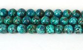 Chrysocolla 5A Pol.Round 10mm str 41 beads-beads incl pearls-Beadthemup