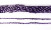 Amethyst Shaded Fac.Rondel 2x 1.5mm Strand-beads incl pearls-Beadthemup