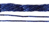 Sodalite Shaded Fac.Round 3mm Strand 110 beads-beads incl pearls-Beadthemup