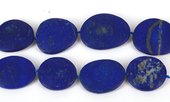 Lapis Pol.free form app 30+mm EACH PIECE-beads incl pearls-Beadthemup