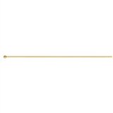 14k Gold filled Headpin Ball 0.6x50mm 10 pack-findings-Beadthemup