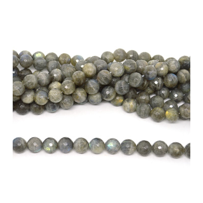 Labradorite Faceted Round 12mm strand 34 beads