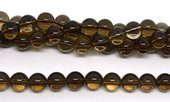 Smokey Quartz Polished Round 14mm Strand 29 beads-beads incl pearls-Beadthemup