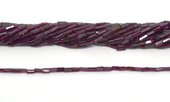Garnet Rhodolite Faceted Tube 2.5x7mm strand 57 beads-beads incl pearls-Beadthemup