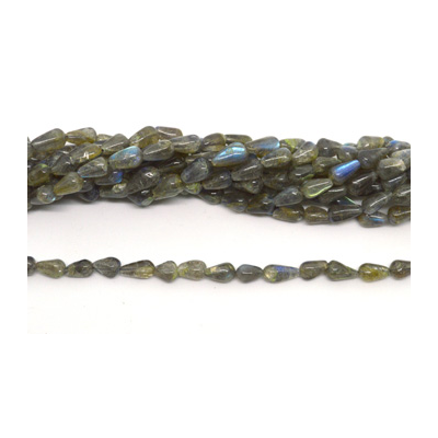 Labradorite Polished teardrop 9x4mm 40 beads Strand