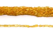 Citrine Polished Rectangle 6x3mm strand 55 beads-beads incl pearls-Beadthemup