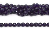 Amethyst Faceted Round 10mm strand 39 beads-beads incl pearls-Beadthemup