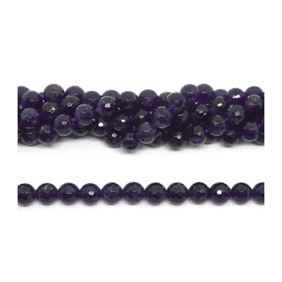 Amethyst Faceted Round 10mm strand 39 beads