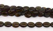 Smokey Quartz Polished Oval 20x15mm strand 20 beads-beads incl pearls-Beadthemup