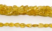 Citrine Polished Nugget app 10x14mm strand 30 beads-beads incl pearls-Beadthemup