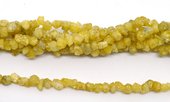 Yellow Garnet Chip approx 5-7mm strand 86 beads-beads incl pearls-Beadthemup