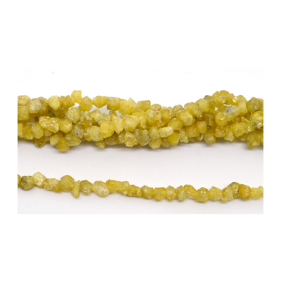 Yellow Garnet Chip approx 5-7mm strand 86 beads