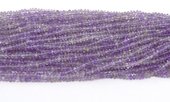 Amethyst Faceted Rondel4x3mm strand 100 beads-beads incl pearls-Beadthemup