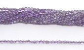 Amethyst light Polished Round 3mm beads per strand 120 beads-beads incl pearls-Beadthemup