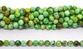 Green Variscite Polished Round 8mm strand 48 beads-beads incl pearls-Beadthemup