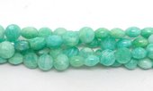 Amazonite African Faceted Coin 6mm EACH BEAD-beads incl pearls-Beadthemup